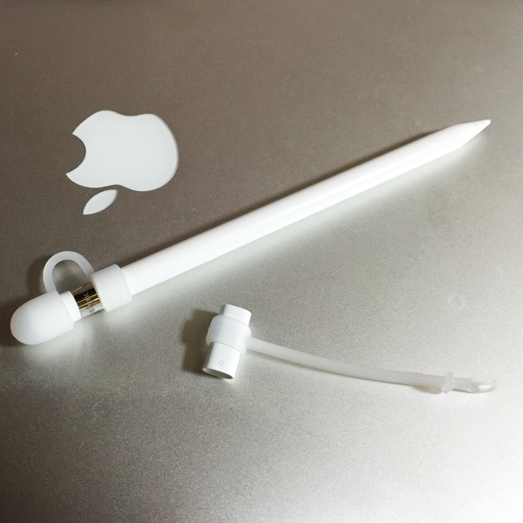 LENSEN Apple Pencil キャップ カバー アダプタ 連絡用カバー Pencil Cap Cover Lighting Adapter Cover シリコン 2セット 